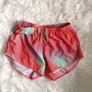 Sherbert Nike running shorts